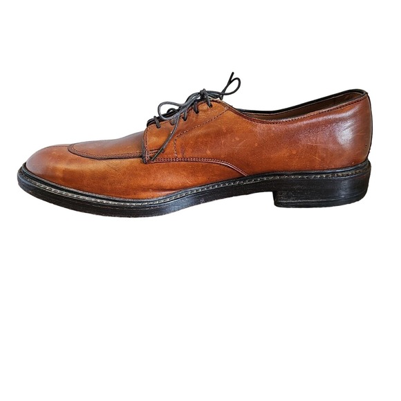 ALLEN EDMONDS WALTON LEATHER split TOE OXFORD SHOES Size 12A 2143 w/flannel bags main image 10